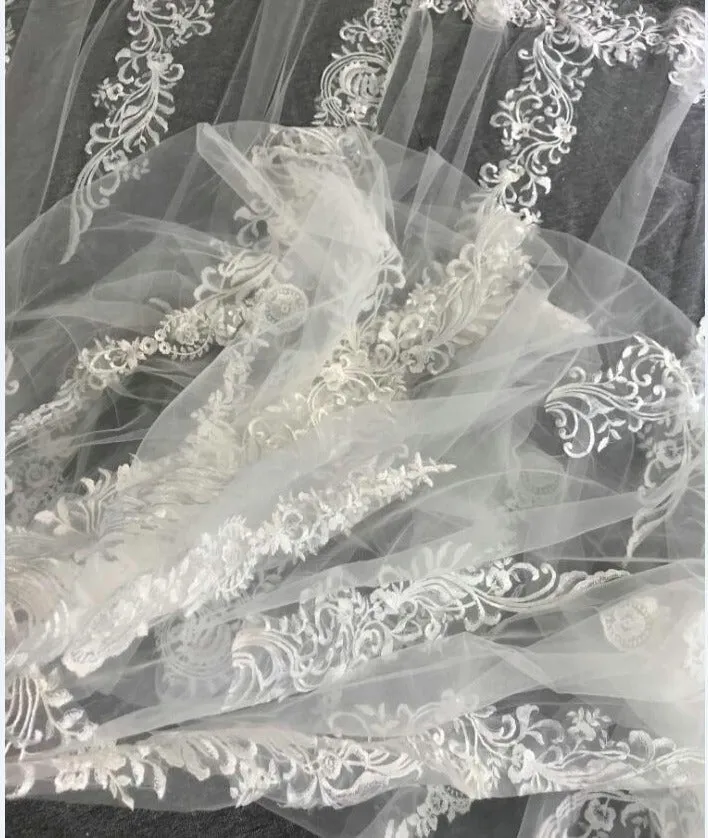 Long lace veil 2020 wedding veil