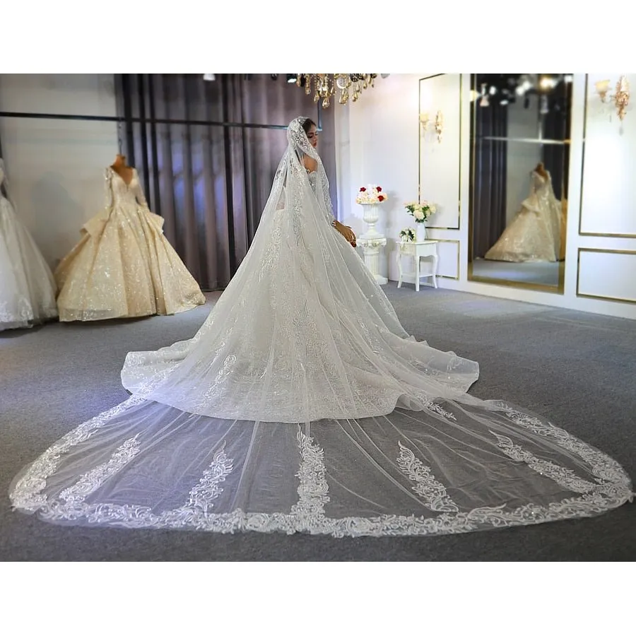 Long lace veil 2020 wedding veil