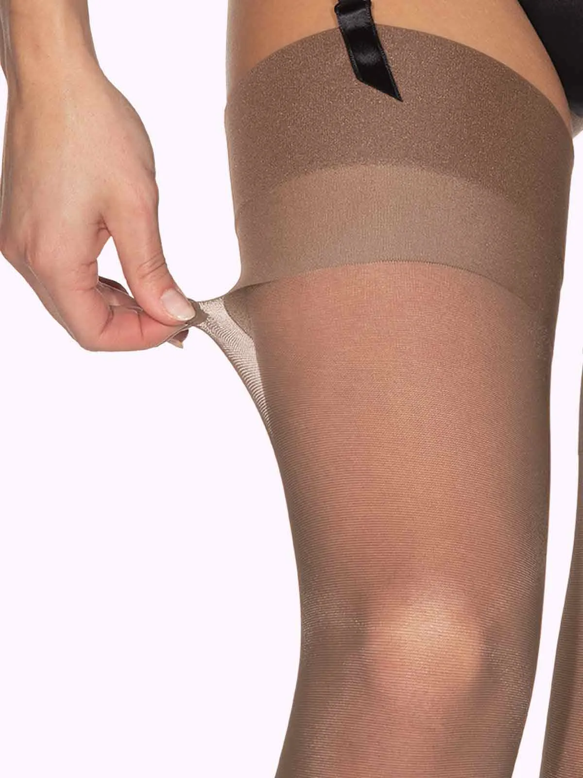 LUANA Sheer Stockings For Garter-Belts