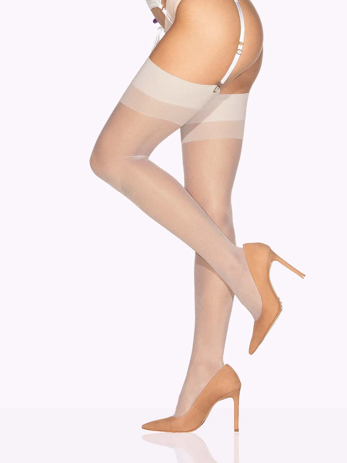 LUANA Sheer Stockings For Garter-Belts