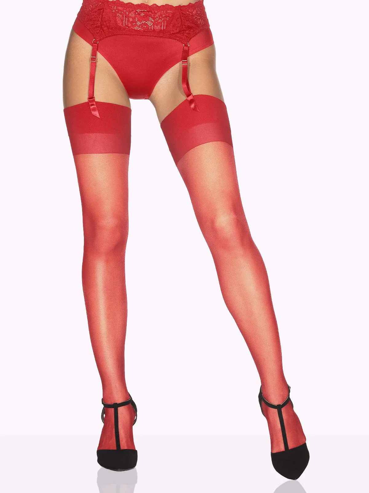 LUANA Sheer Stockings For Garter-Belts