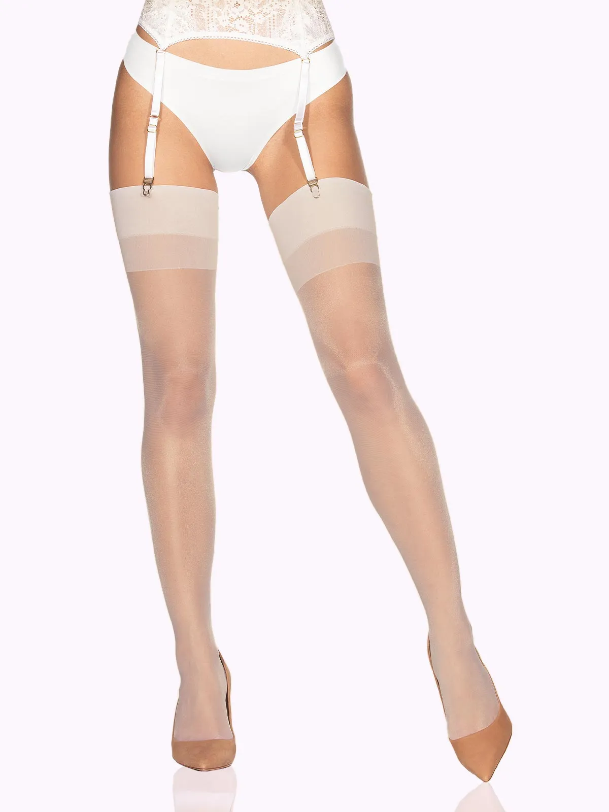 LUANA Sheer Stockings For Garter-Belts