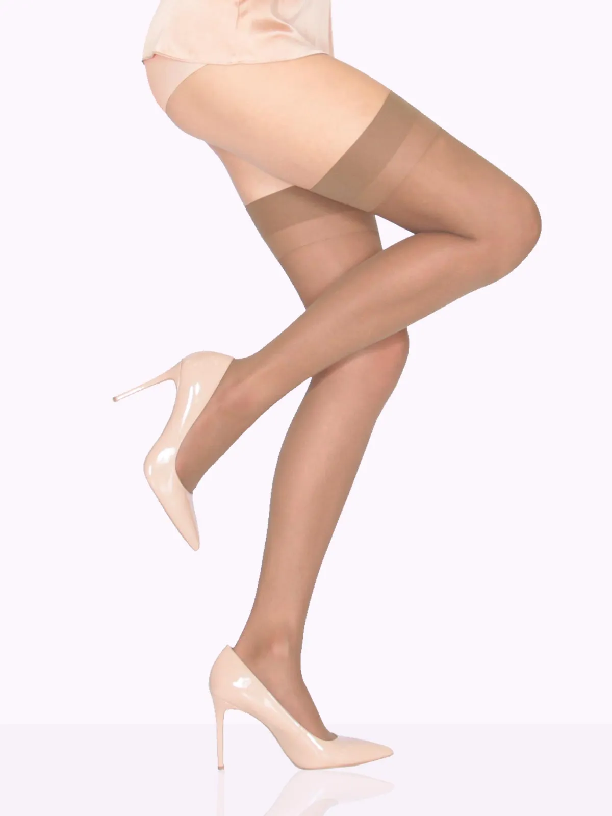 LUANA Sheer Stockings For Garter-Belts