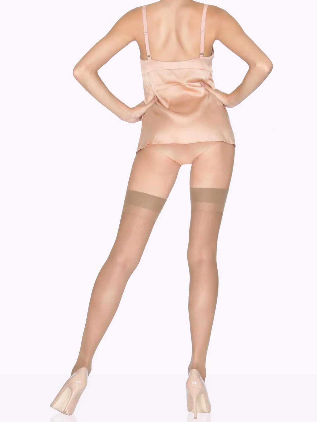 LUANA Sheer Stockings For Garter-Belts