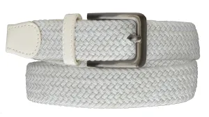 Marshal Braided Elastic Stretch Belts with Gunmetal Buckle  S110