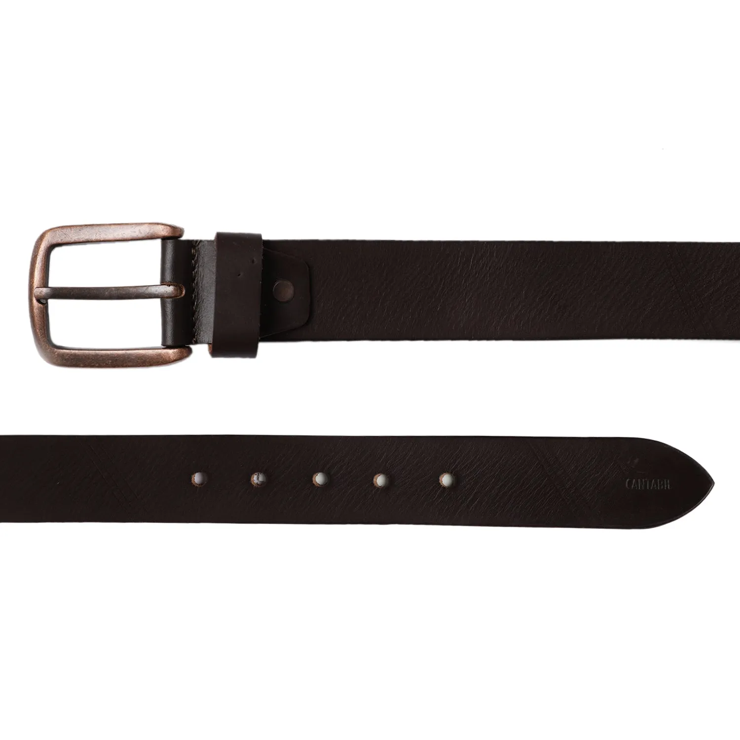 Men's Brown  Single Side Designer Belt