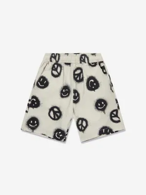 Molo Boys Avart Peace Shorts In White