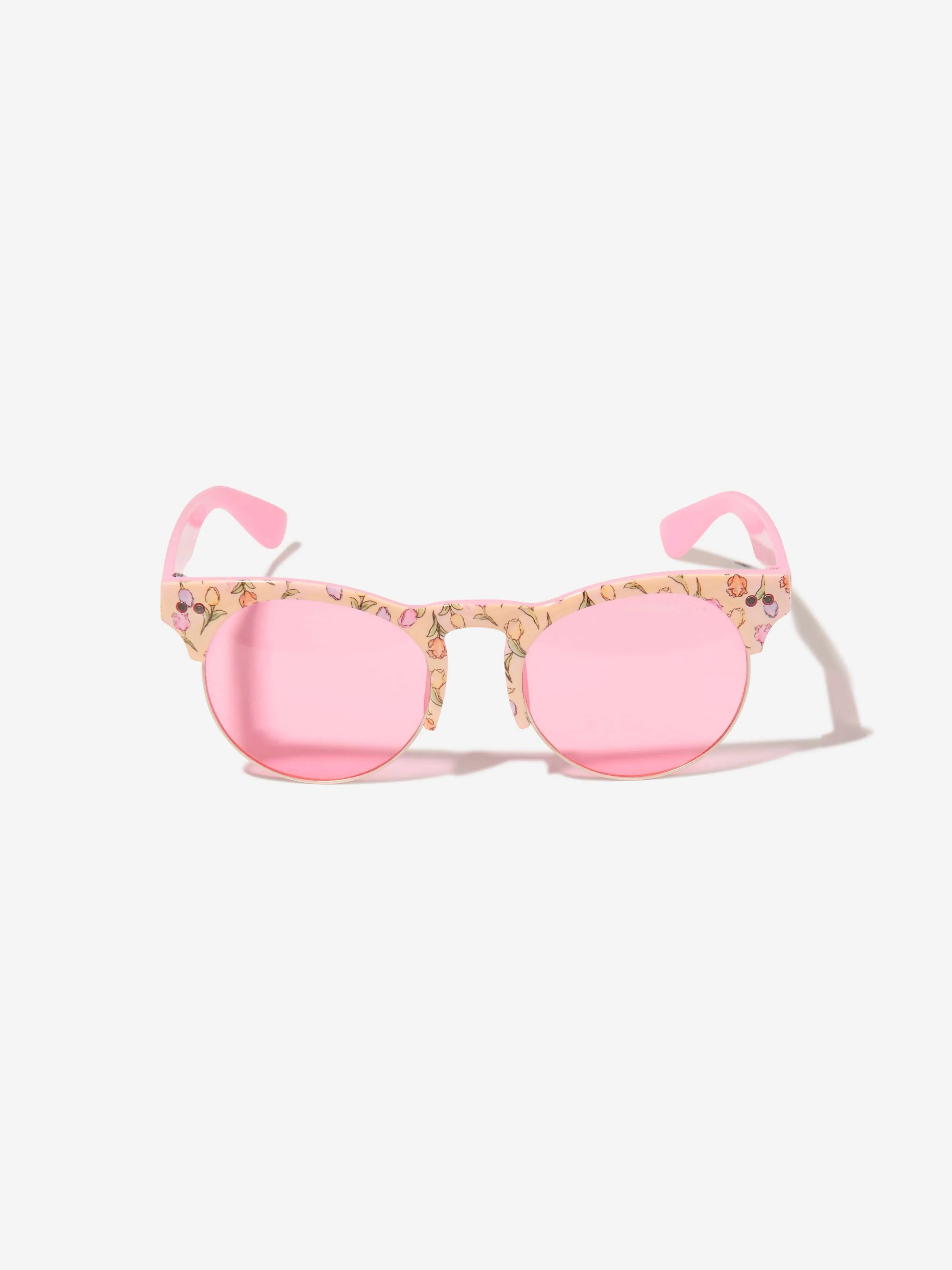 Monnalisa Girls Tulip Sunglasses With Case In Pink