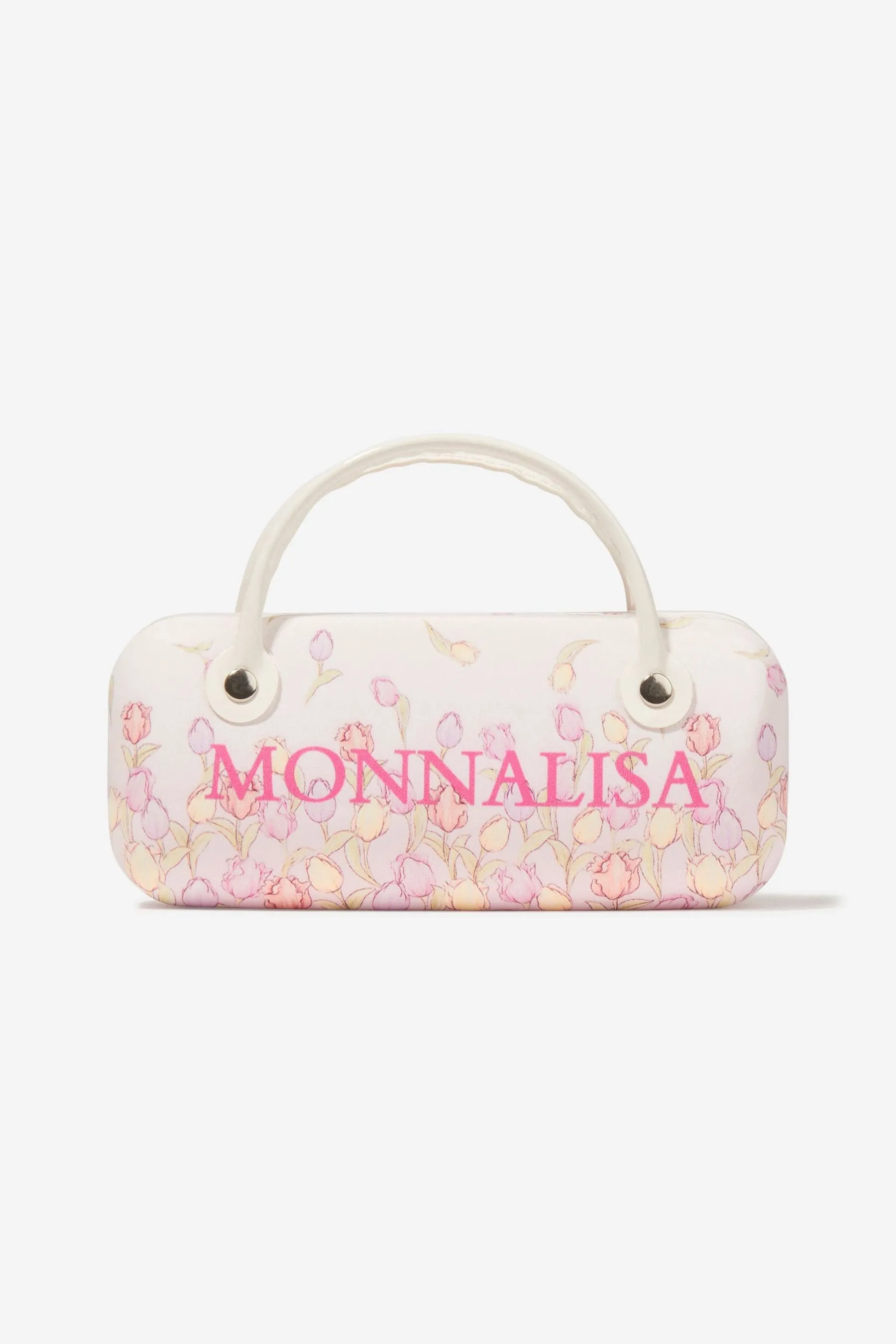 Monnalisa Girls Tulip Sunglasses With Case In Pink