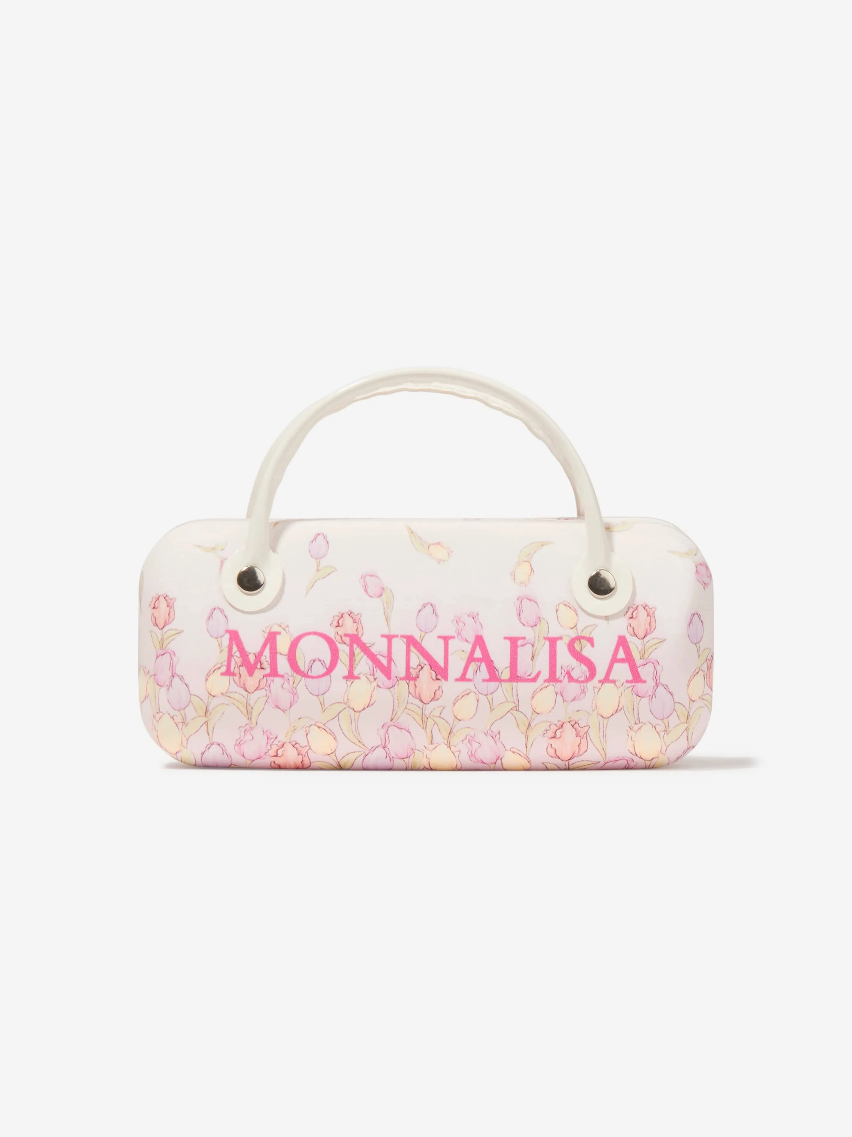 Monnalisa Girls Tulip Sunglasses With Case In Pink