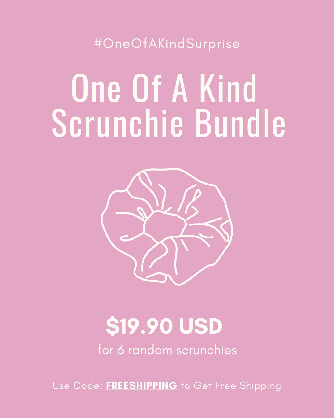 One Of A Kind Scrunchies Bundle