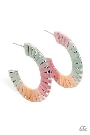 Paparazzi A Chance Of RAINBOWS - Multi Hoop Earrings