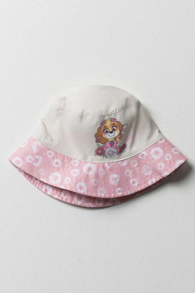 Paw Patrol Floral Bucket Hat Pink