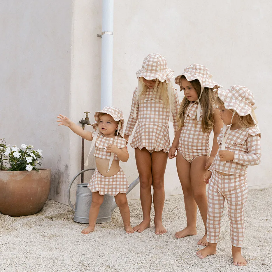 Petal Bodysuit · Gingham