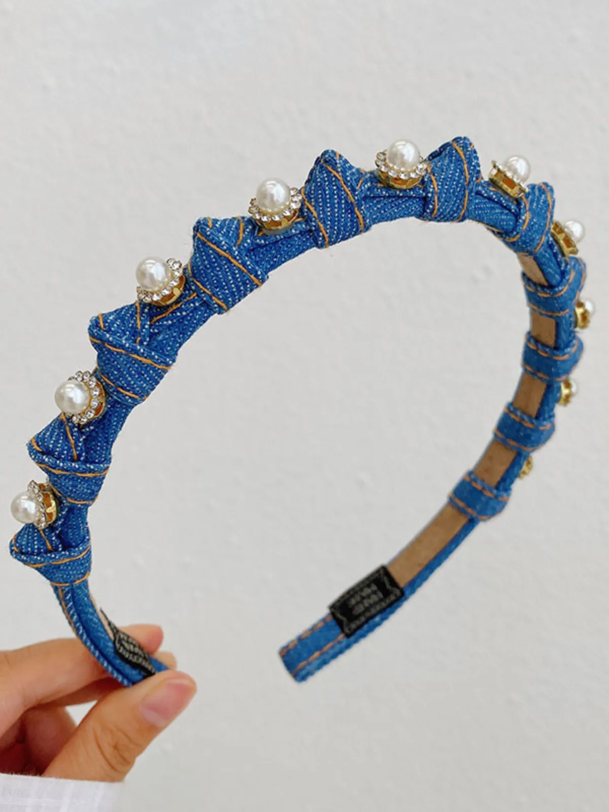 Razzle and Dazzle Denim Headband