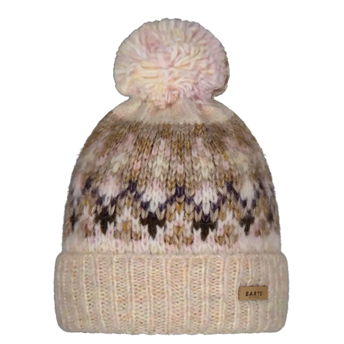 Renaa Bobble Beanie - Light Brown