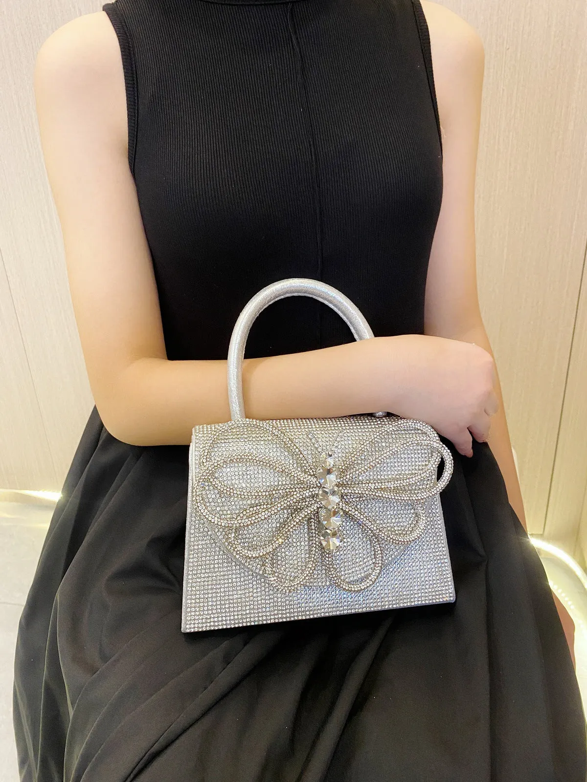 Rhinestone Butterfly Handbags