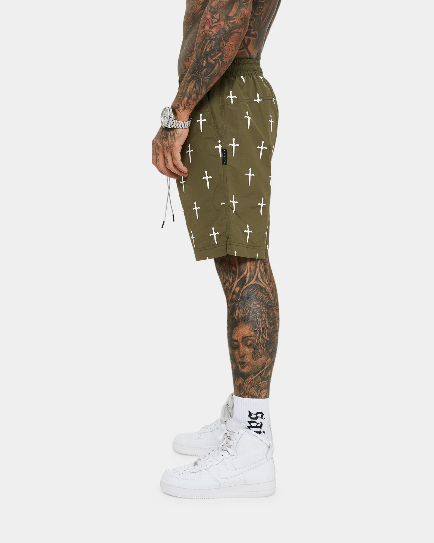 Saint Morta Daggers Shorts Army Green