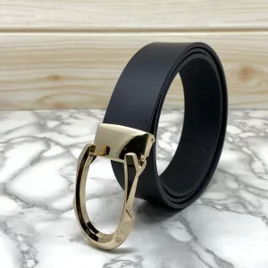 Signature C Logo Leather Belt For Unisex-JonasParamount