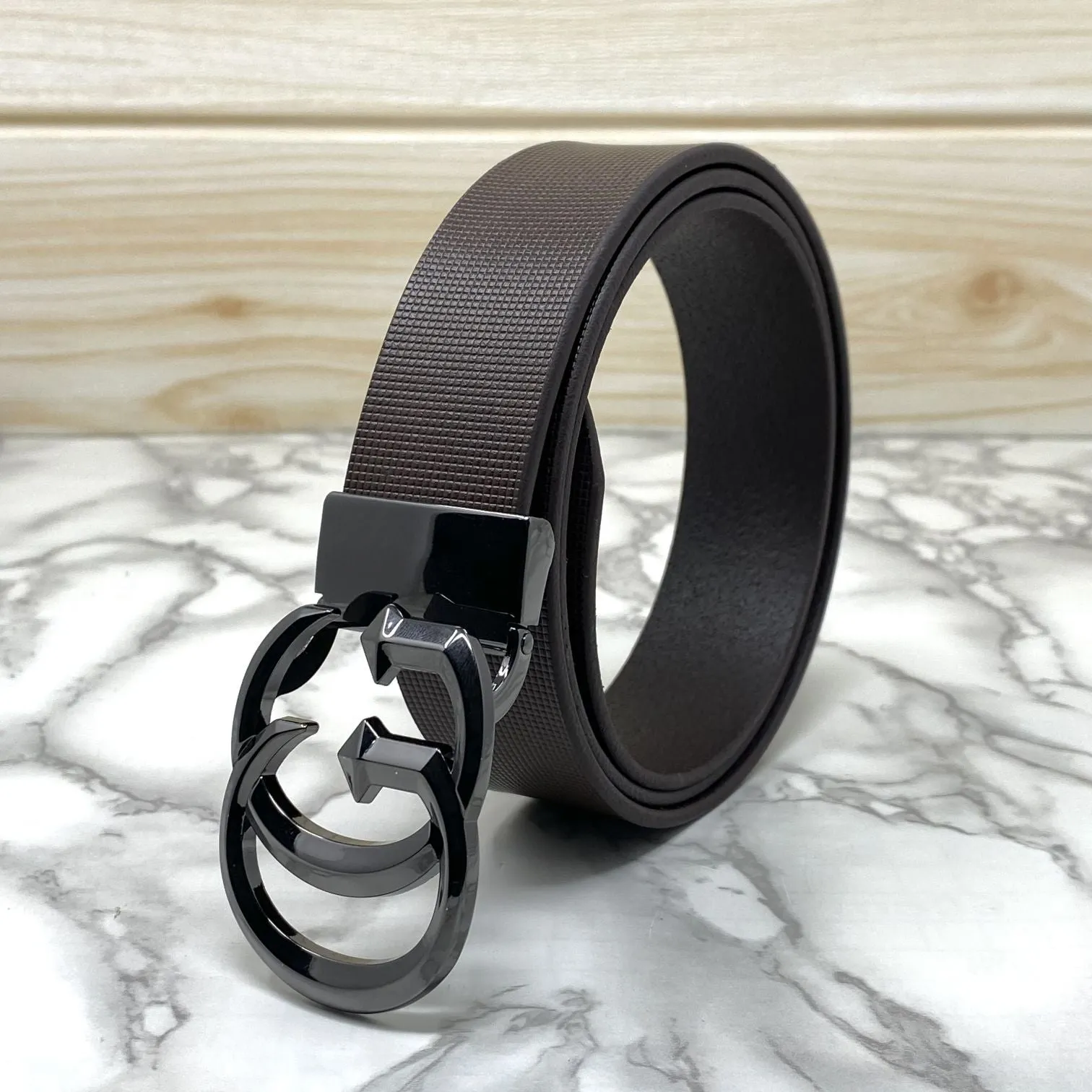 Stylish New Arrival GG Letter Pure Leather Belt-JonasParamount