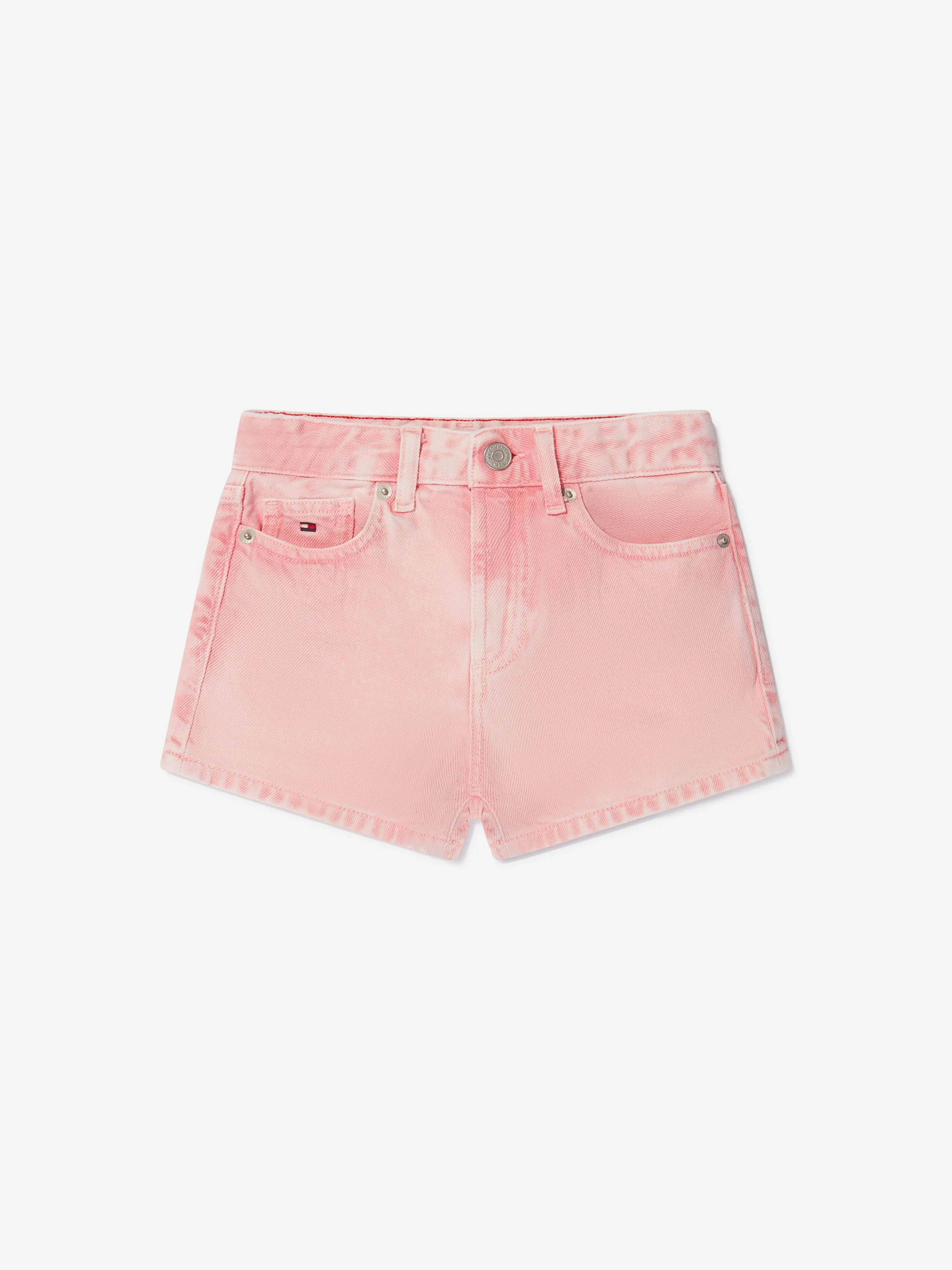 Tommy Hilfiger Girls Recycled Cotton Denim Shorts